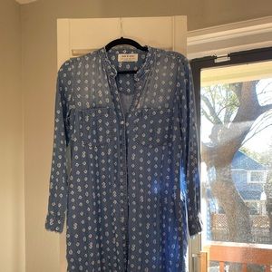 Cloth and stone chambray shirt dress from Anthro